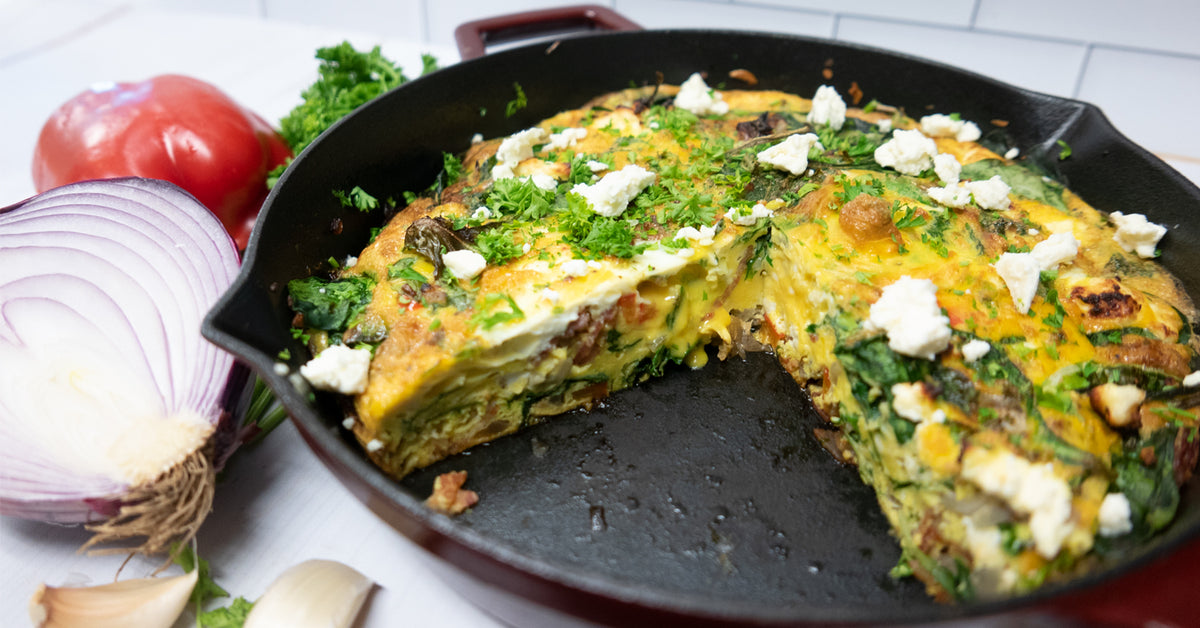 Easter Bacon & Feta Frittata Gluten Free Recipe – Erin Baker's®