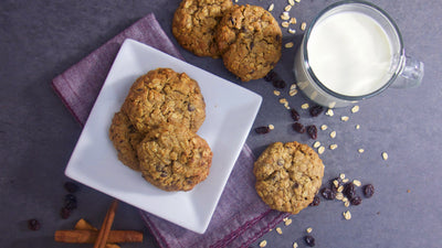 Gluten-Free Oatmeal Raisin Granola Cookies