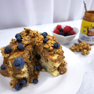 Mother's Day Blueberry Buttermilk Pancake Recipe