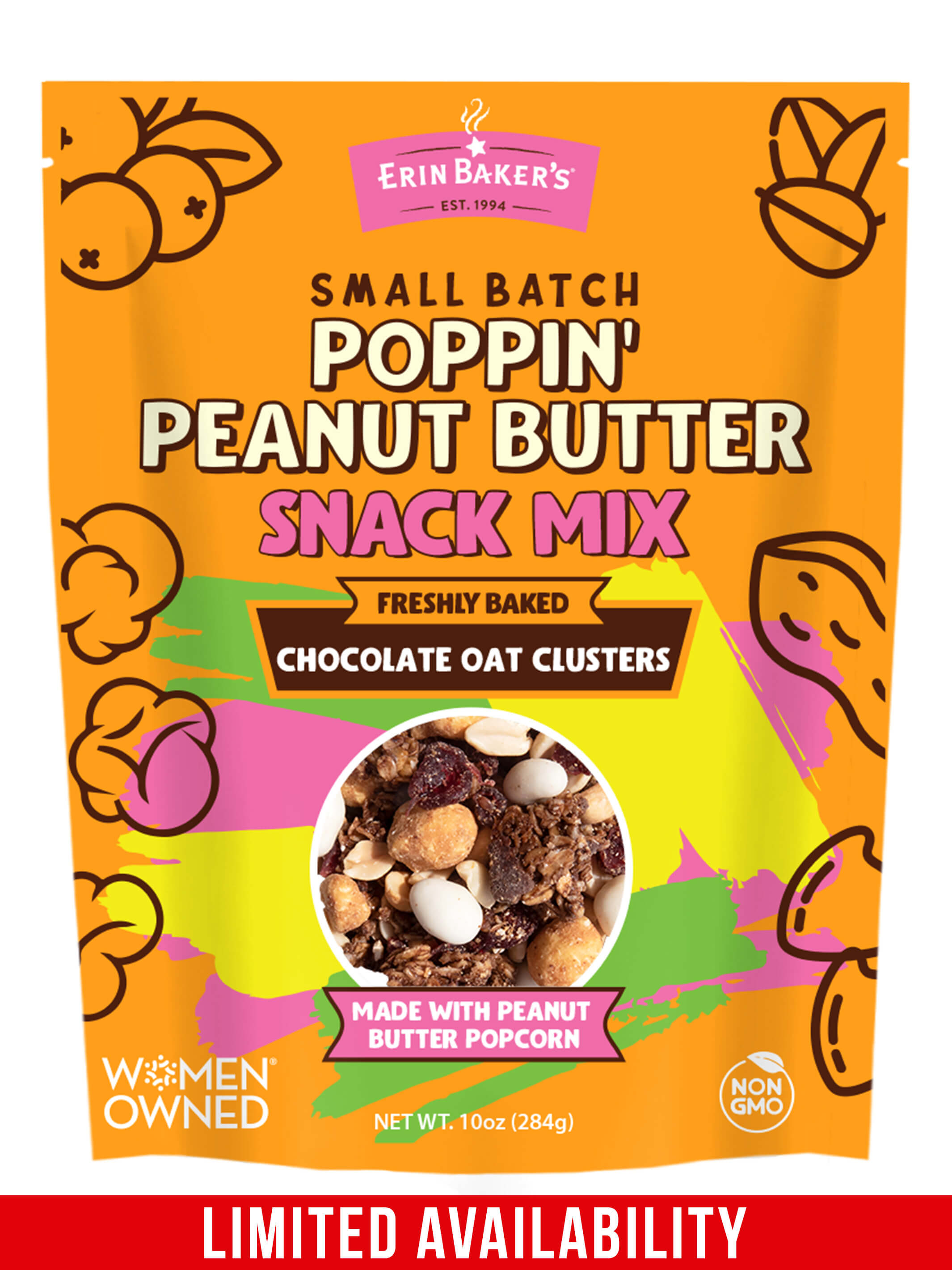 Snack Mix | Poppin' Peanut Butter – Erin Baker's®